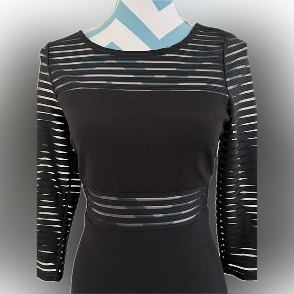 Lulu’s Black Perfect Mesh Body Con Dress size Medium - Picture 4 of 5